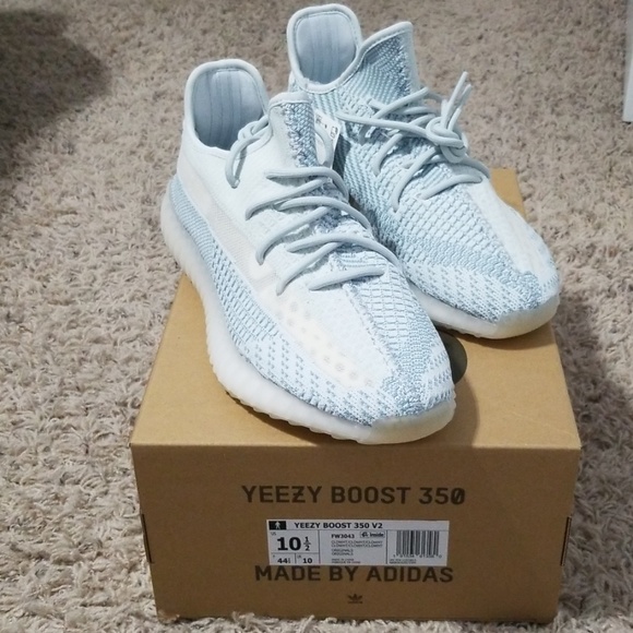Adidas Yeezy Boost 350 V2 Cloud White Coming Soon On Foot